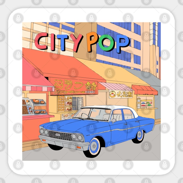 City-PoP Sticker by TEENIE DESIGN